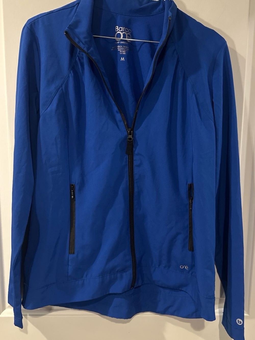 Barco Uniforms Women’s Royal Blue Zip Utility Jacket